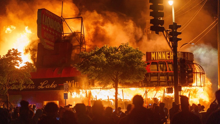 Protests and Public Property Damage Following the Death of George Floyd